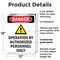 Signmission Safety Culture Sign, 12 in Width, Plastic, Rectangle OS-2PACK-DS-P-1218-V-1510 - alternate 8